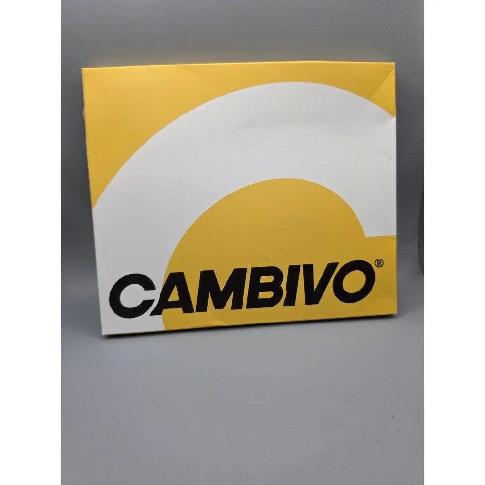 CAMBIVO Calf Compression Sleeves 2 Pack Black L/XL CFS10 Footless Leg Support...